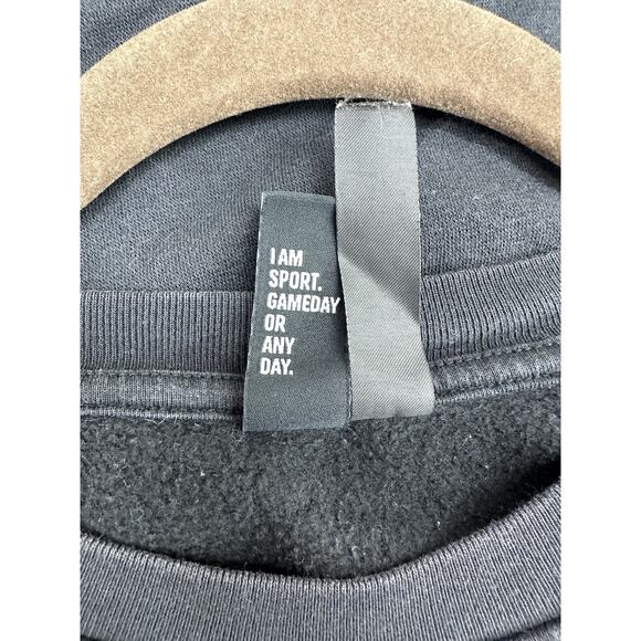 Adidas Womens Sweatshirt Size Small Black Crewneck Long Sleeve - Picture 8 of 16